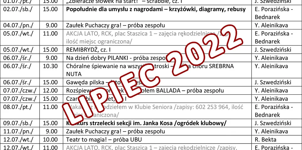 lipiec 20222