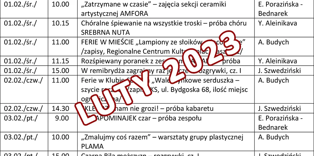 luty 2023