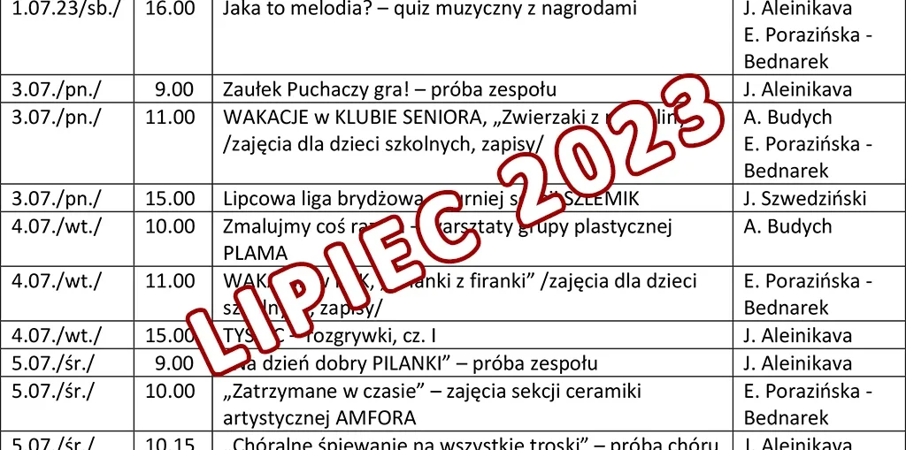 lipiec 2023