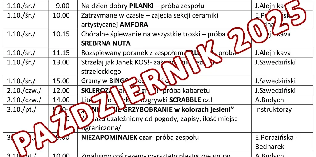 pazdziernik 2025