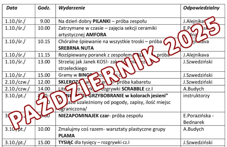 pazdziernik 2025