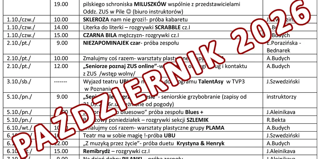 pazdziernik 2026